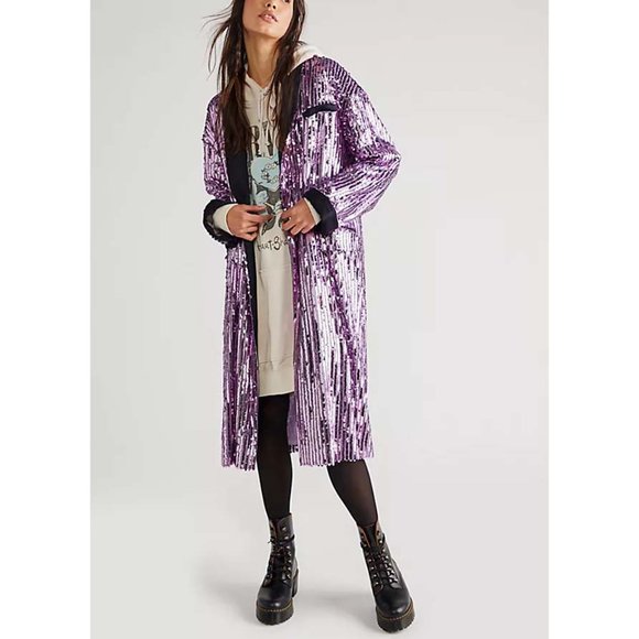 NEW FREE PEOPLE Ella Duster / Orchid Dust Combo - Picture 1 of 11